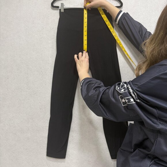 Lululemon Pants Womens 6 Black High Rise Yoga Leggings Athletic Gym Running - Picture 3 of 9